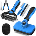 Professional 7 in 1 Pet Grooming kit I Dog Brush & Cat Brush I Dog&Cat Comb I by Augwind
