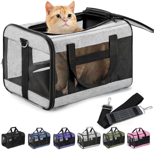 Conlun Cat Carrier Airline Approved, Soft-Sided Dog Carrier by Conlun