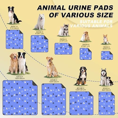 WanpeeGoo Washable Pee Pads for Dogs, Waterproof, 48 x 48 in, 2 Pack - Image 7