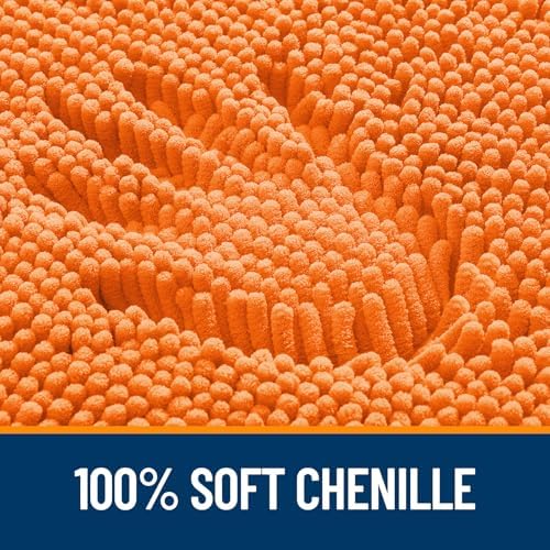 OLANLY Bathroom Runner Rugs 47x24, Extra Soft Absorbent Chenille Bath Rugs - Image 3