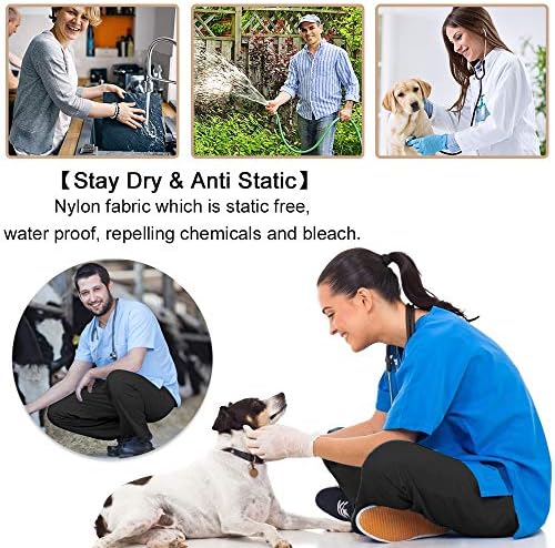 Noverlife Unisex Pet Grooming Smock & Pants, Splash Proof & Hair Repellent - Image 6