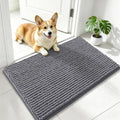 Smiry Dog Door Mat for Muddy Paws 24x16, Ultra Absorbent Chenille Doormat by Smiry