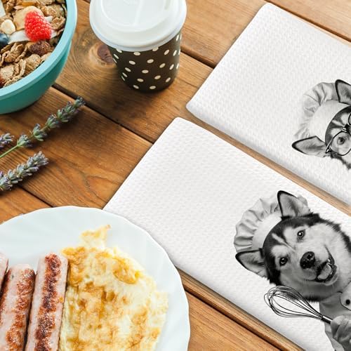 Dog Kitchen Towels Decor Set of 2 - Image 4