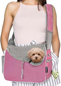 PetAmi Dog Sling Carrier for Small Dogs, Hands Free Crossbody Carrier by PetAmi