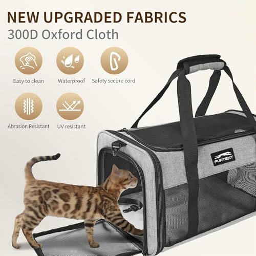 Pet Carrier Airline Approved, Soft Sided Cat Carrier - Image 3