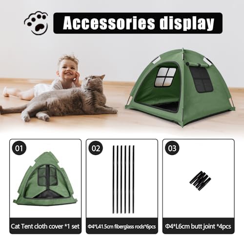 Anti-Anxiety Open Pet Tent for Cats & Dogs, Calming Hideaway - Image 5