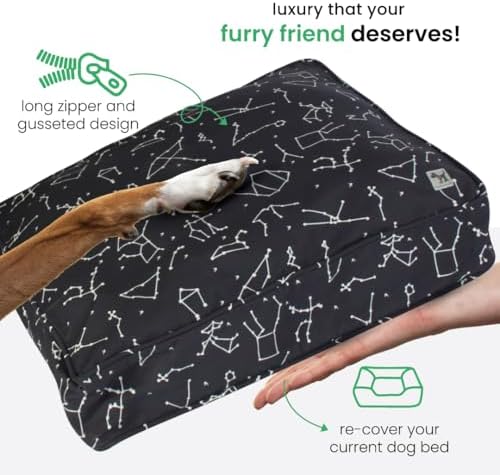 Molly Mutt Small Dog Bed Cover -Rocketman Print - Image 6