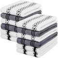 HOMEXCEL Microfiber Cleaning Cloth, Kitchen Towels 12 Pack, Lint Free, by HOMEXCEL