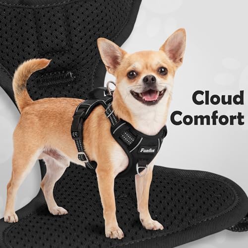 Funfox Dog Harness Medium Sized Dog, Vertical Handle Easy Control, No Pull Pet - Image 6