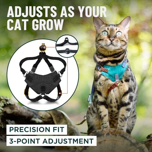 OutdoorBengal Houdini™ Escape Proof Kitten Harness + Leash - Image 6