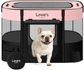 Love's cabin Pet Puppy Dog Playpen, Medium Dog Tent Crates Cage Indoor/Outdoor by Lovescabin