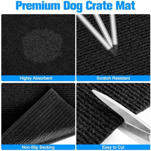 Dog Crate Mat, Non-Slip Kennel Mat - Image 3