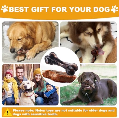 Dog Chew Toys for Aggressive Chewers, Durable Tough Nylon Dog Toys To Keep Them - Image 6