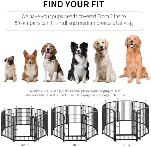 Dog Playpen, Portable Outdoor Dog Fence, Dog Playpen - Image 2
