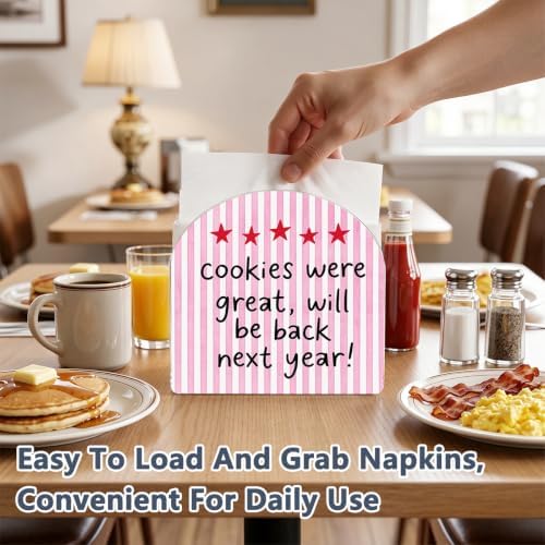 Cookie Review Print Acrylic Napkin Holder - Image 4