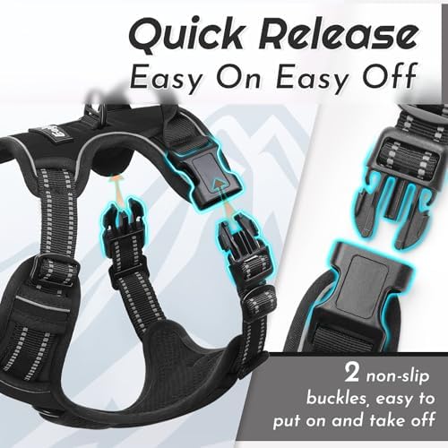 Eagloo Dog Harness for Small Dogs, No Pull Pet Vest - Image 6