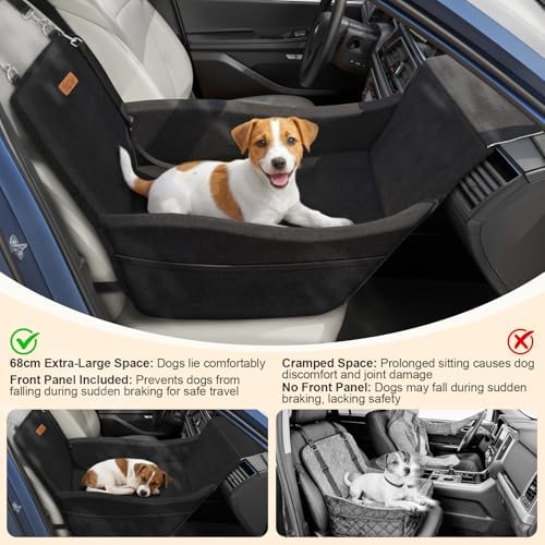 Elevated Dog Car Seat for Small and Medium Dogs Up to 35 lb - Image 2