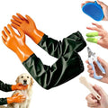 Pet Grooming Gloves for Washing Dogs & Cats, Pet Dog Cat Bathing Gloves by Unknown