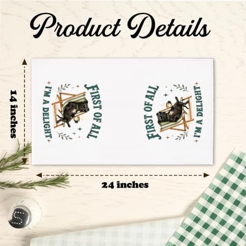 Pitbull Kitchen Towel, Cute Dog Hand Towel, Funny Dog Lover Gift - Image 2