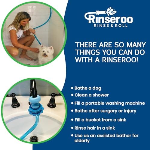 Rinseroo Dog Spot Washer – 6ft Slip-On Shower Hose - Image 6
