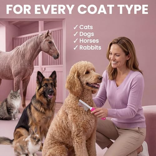 Poodle Pet Detangling Pet Comb - Image 6