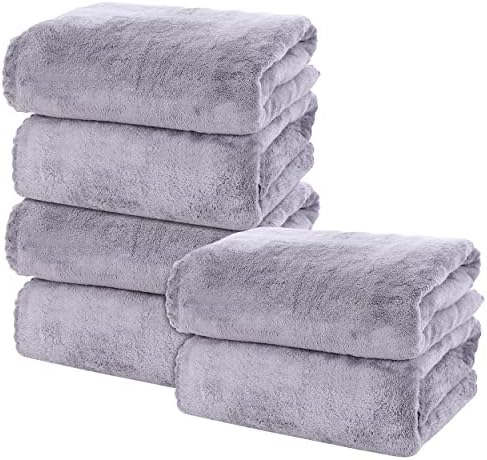 MOONQUEEN 6 Pack Premium Bath Towel Set by MOONQUEEN