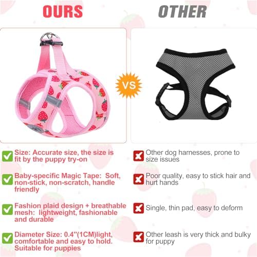 BEAUTYZOO Dog Harness Medium Sized and Leash Set, No Pull Pet Vest - Image 5