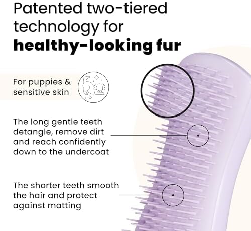 Pet Teezer Puppy Essential Dog Brush, Extra Soft Teeth, Wet or Dry - Image 2