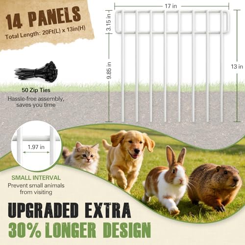 HIHADUUM 20Ft X 13Inch Animal Barrier Fence - Image 2