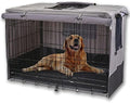 Rachmi 48" 600D Canvas Privacy Dog Crate Cover, Water Resistant Windproof by Rachmi