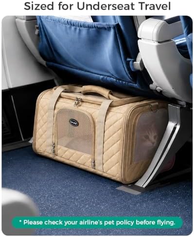 Cat Carrier Airline Approved, Soft Pet Carrier - Image 3