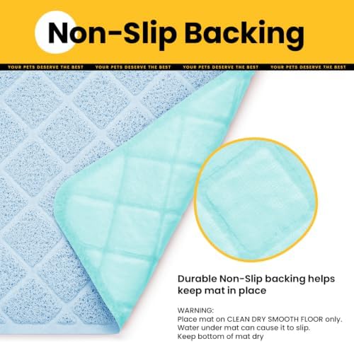 Conlun Cat Litter Mat Litter Trapping Mat, Premium Durable PVC Grid Mesh - Image 6