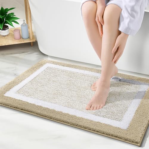 OLANLY Bathroom Rugs 30x20, Soft Absorbent Microfiber Bath Rugs by OLANLY