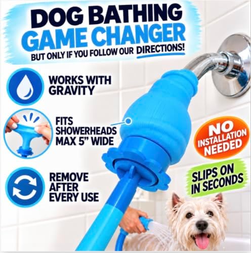 Rinseroo Dog Spot Washer – 6ft Slip-On Shower Hose - Image 4