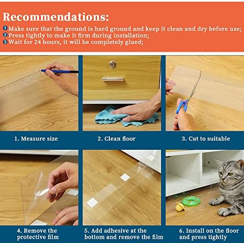 8-Pack Clear Under Couch Blocker-3.2" H x126 L Toy & Pet Gap Barrier - Image 5