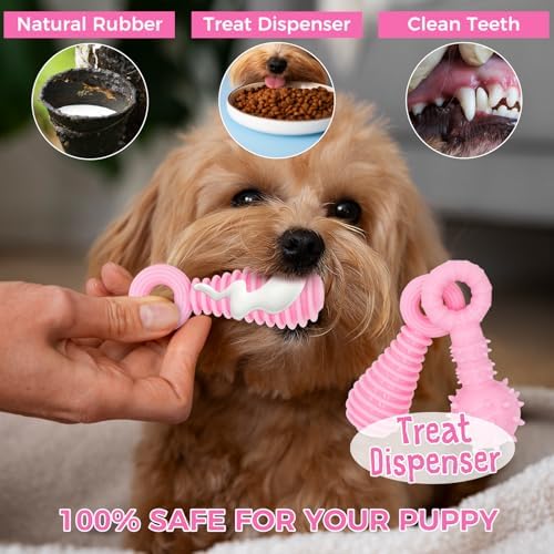 Puppy Toys, 9 Pack Dog Chew Toys, Teething Toys - Image 3