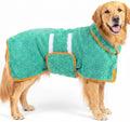 Dog Bathrobe, Super Absorbent for Small to Large Dogs, Lake Green XL by Bienbee