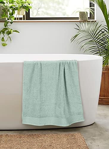 GLAMBURG 100% Cotton 2 Pack Oversized Bath Towel Set 28x55 Inches, Ultra Soft - Image 5