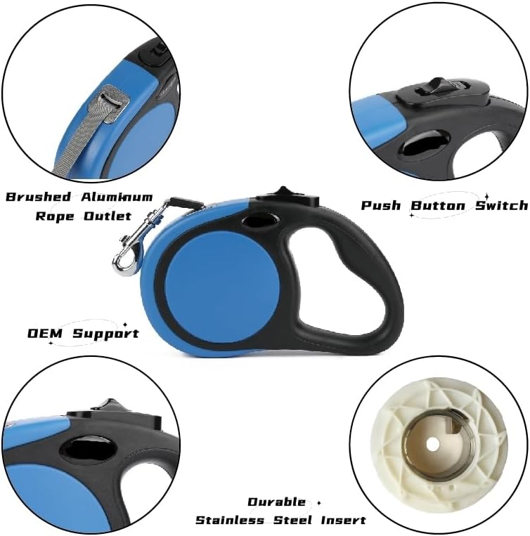Dual Retractable Dog Leash Small Breed - Image 3