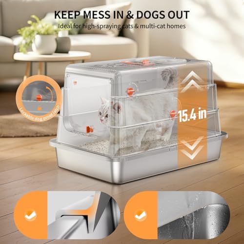 Stainless Steel Cat Litter Box - Image 4
