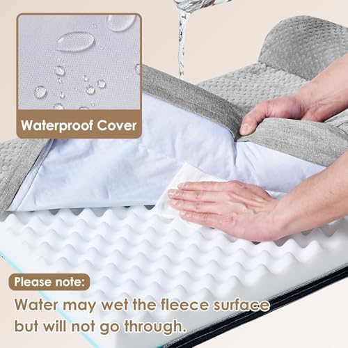 EHEYCIGA Memory Foam Dog Bed, Extra Large Size Orthopedic Dog Bed - Image 3