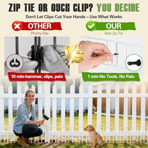 HIHADUUM 20Ft X 13Inch Animal Barrier Fence - Image 5