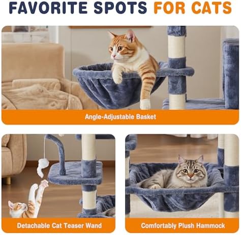 Sweetcrispy 71 Inch Cat Tree Tower - Image 5