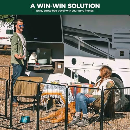 FXW Rollick Dog Playpen, Yard & RV Camping, 32 Panels - Image 2