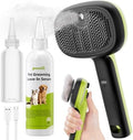 Pecute Self-Cleaning Steam Dog Cat Brush & Leave-in Conditioner, Cool Mist by pecute