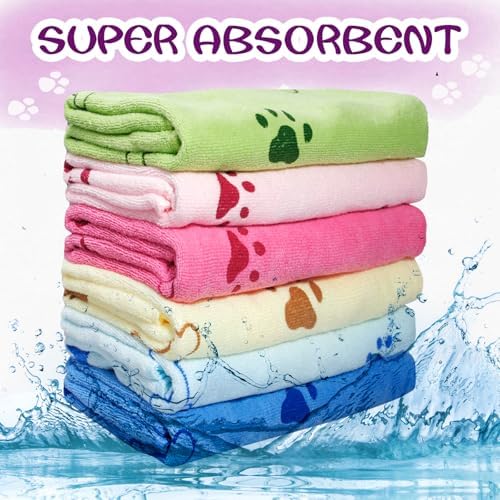 30 Pcs Dog Towels for Drying Dogs Bulk 20 x 40 Inch Quick Drying Pet Bath - Image 3