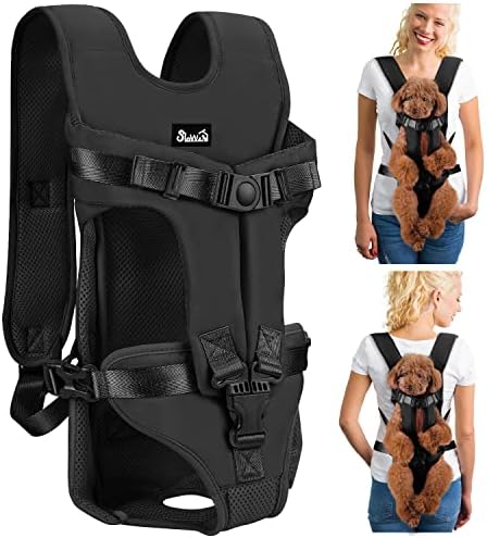 Lukovee Dog Backpack Carrier, Adjustable Front Carrier by Lukovee