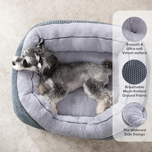 INVENHO Large Dog Beds Large Sized, Washable Orthopedic Warming Soft Sleeping - Image 2