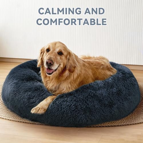 Cat Beds for Indoor Cats, Washable 20" Donut Pet Bed for Small Dogs - Image 6