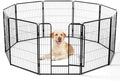 DUMOS Dog Playpen 8 Panels 40 Inch Indoor Outdoor Metal Pet Fence by DumosLifestyle